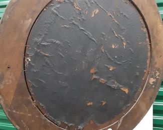 Back of antique mirror 