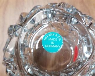 Tiffany & Co., label & etched in the bottom 