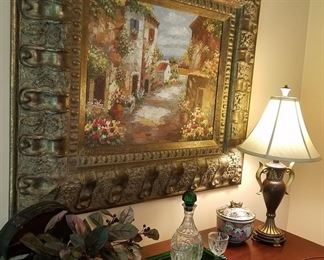 Beautiful framed oil on canvas