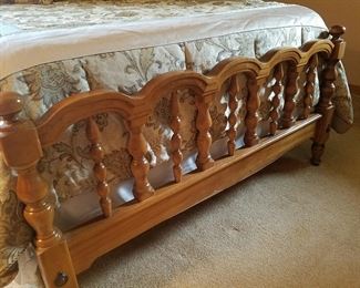 A closer look at the bed