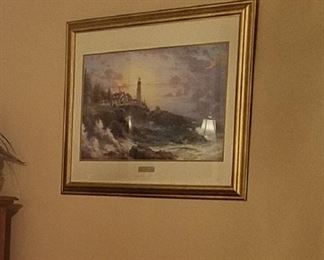 Print by Thomas Kinkade