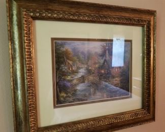 Print by Thomas Kinkade