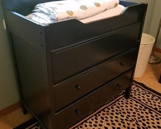 A closer look at the chest with changing top