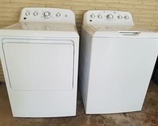 GE washing machine and dryer (gas model)