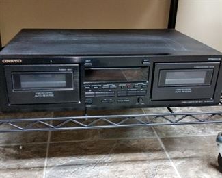 Onkyo dual cassette  player/recorder