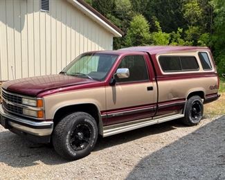 1995 Chevy 1500 4x4 Full Bed Standard Cab 59k Miles