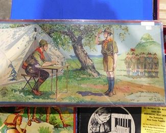 Antique Boy Scouts board game