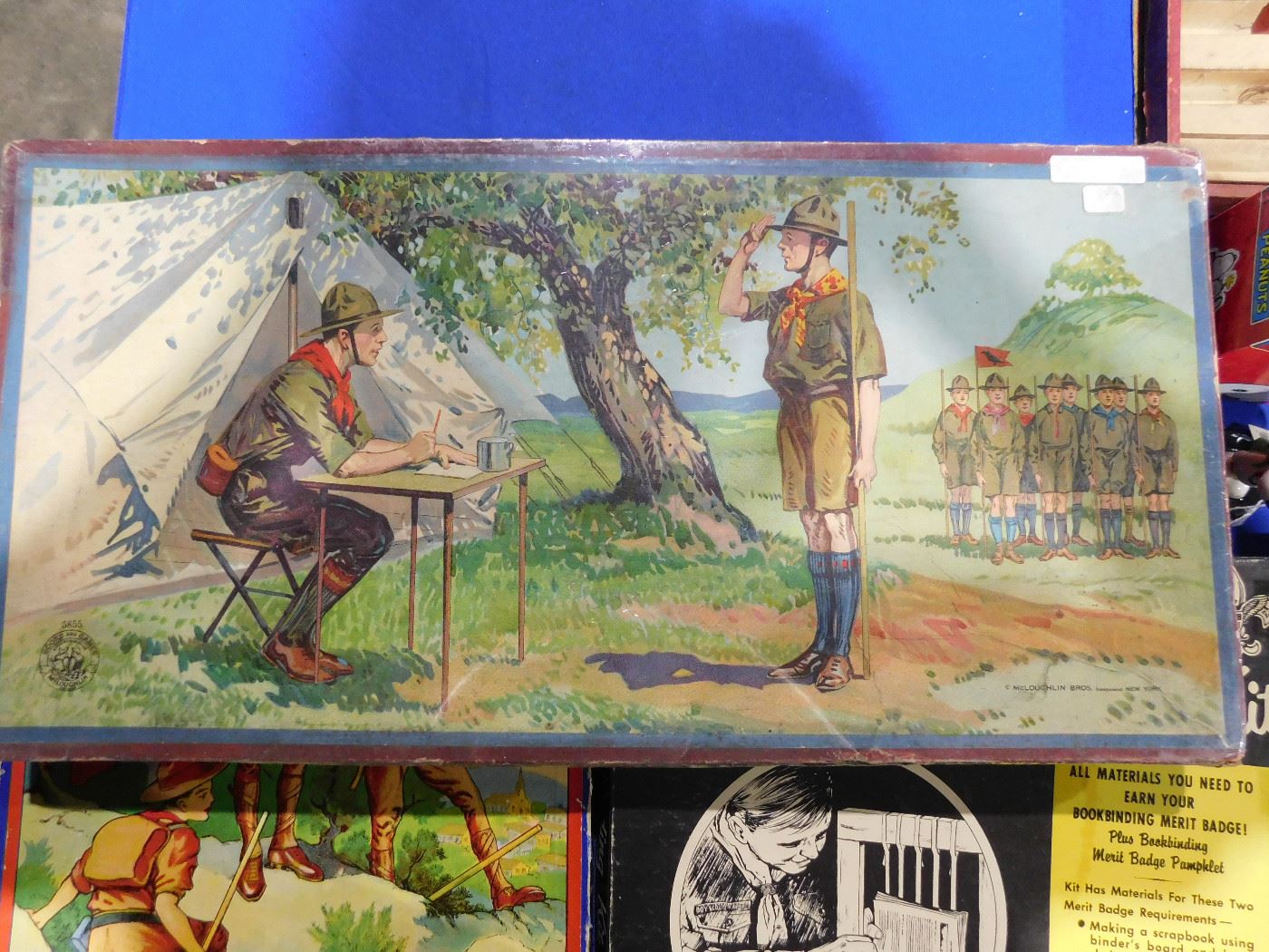 Antique Boy Scouts board game