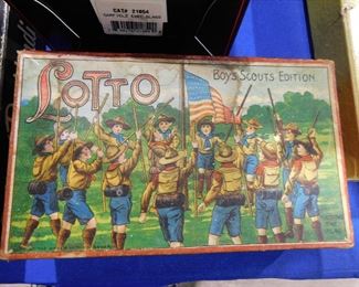 Boy Scouts Lotto game