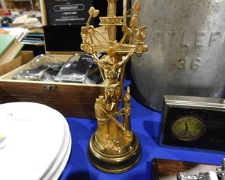 Brass crucifix 