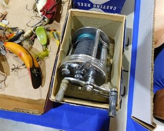 Vintage J. C. Higgins fishing reel