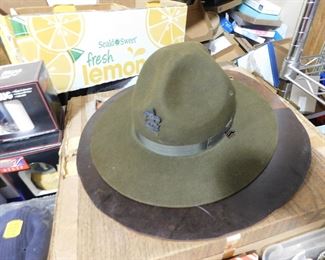 Scout Master Hat and holder