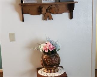 Antique table
Shelf