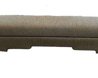 $200 USD     Custom Stewart Furniture Design Upholstered Bench HR177-21     Description: This upholstered bench comes with a beautiful apron. Colors include ivory, blue, black, red and tan.  Stewart Furniture is located in the mountains of Southwest Virginia in Fries, VA. Four generations of Stewarts’ have been manufacturing and designing furniture. It all started during World War II, my great grandfather owned and operated a sleeping bag and jungle cot factory providing supplies to the troops overseas. After the war was over the factory was converted into an upholstery factory. We have been making the highest quality furniture since then. 
Dimensions: 72 x 20 x 17"H
Condition: Very good condition
Local pick up Lorton VA.  Contact us fo     https://goodbyhello.com/products/custom-bench-hr177-21?_pos=17&_sid=3333667cf&_ss=r