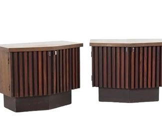 $800 USD     Pair Lane Tower Suite MCM Walnut/Rosewood Platform Night Stands CJ173-3     Description: Lane Tower Suite Mid Century Walnut and Rosewood Platform Nightstands - Matching Pair.

Dimensions:  28 wide x 17.5 deep x 22 high

Condition: Great vintage condition

Local pick up Clifton, VA.  Contact us for shipper suggestions.      https://goodbyhello.com/products/lane-night-stands-cj173-3?_pos=5&_sid=59946fffa&_ss=r
