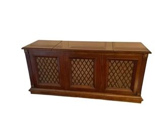 $155 USD     Vintage Mid Century Garrard Stereo Cabinet CD131-31     Description:  This is a vintage Garrard record console. The radio, record player, and speaker all work 100%, 
Condition: Cabinet is in great vintage condition. No needle for phonograph
Dimensions: 60 x 17 x 27 in
Local pick up Leesburg, VA.  Contact us for shipper suggestions.       https://goodbyhello.com/products/phonograph-cabinet-cd131-31?_pos=20&_sid=a8960360b&_ss=r