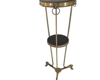 $100 USD       Two Tiered Accent Table Gold Lion Detail CD131-60    Description: A beautiful piece with lovely detail.  Made in India
Condition: Very good
Local pick up Leesburg, VA.  Contact us for shipper suggestions.      https://goodbyhello.com/products/two-tiered-accent-table-gold-lion-detail-cd-59?_pos=22&_sid=a8960360b&_ss=r