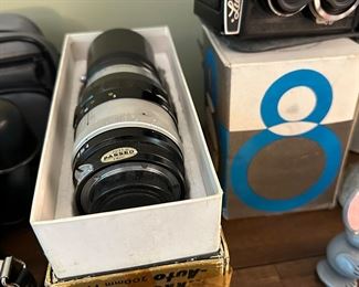 Vintage cameras, and lenses
