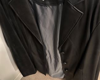 leather coat