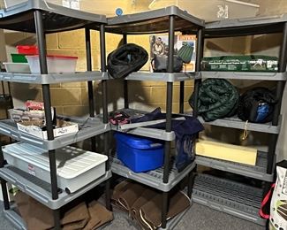 STORAGE SHELVES