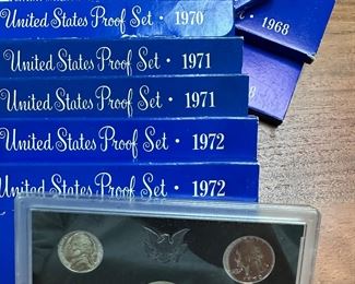 1970 - 1972 PROOF SET