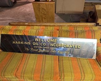 Old advertising mirror