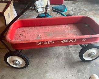 Sears red wagon