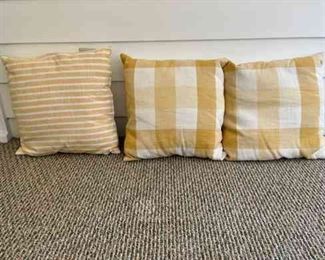 Assortment Of Yellow Pillows
