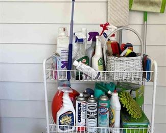 Cleaning Supplies Laundry Basket