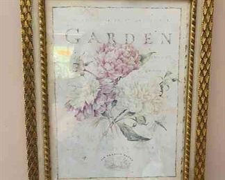 Framed Flower Prints