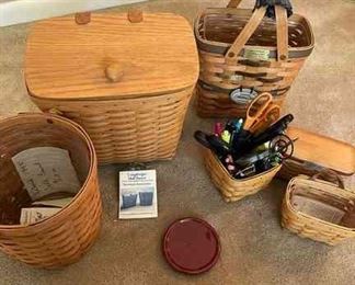 Longaberger Baskets perfect for an office