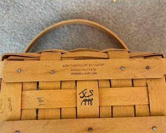 Longaberger Christmas Harvest Baskets