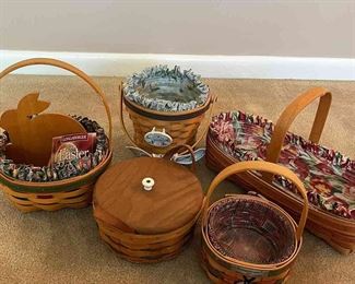 Longaberger Easter and Spring Baskets