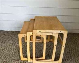 Nesting Tables In Oak