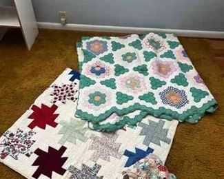 Various sizes quilts