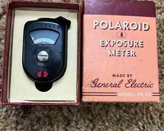 Vintage Camera Accessories, 45mm Zoom lens, exposure meter, flash and case