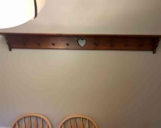 Wood Shelf with Plate Groove