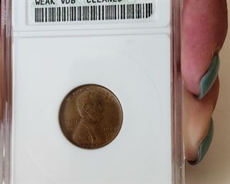 1909 S VDB Penny 