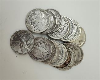 Silver Walking Liberty Half Dollar 