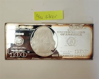 4oz Silver Bar 
