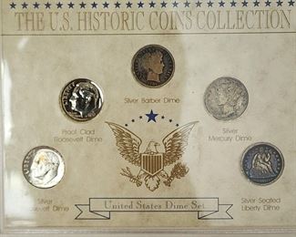 US Dime Set