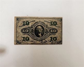 US Fractional Currency 