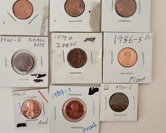 Lincoln Penny Proofs & Small Date 