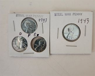 1943 Steel Cents 