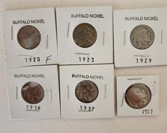 Buffalo Nickels 