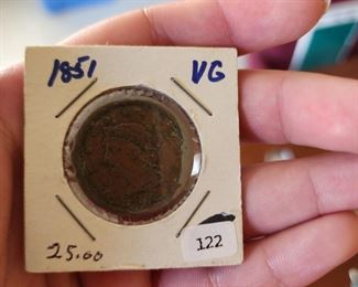 1851 Large Cent 