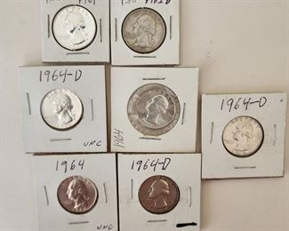 Silver Washington Quarters 