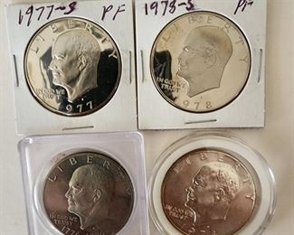 Silver Clad Eisenhower Dollar 