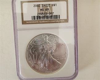 Silver 2002 Eagle MS69