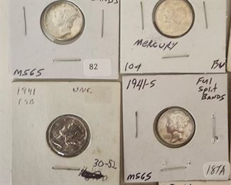 Silver Mecury Dime